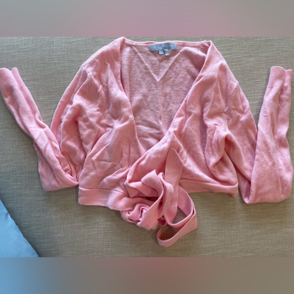 Hill House Home Pink Wrap Sweater